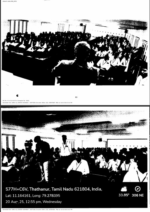 Consumer Awareness Programm at Ariyalur (Tamilnadu) by TN Consumer Federation