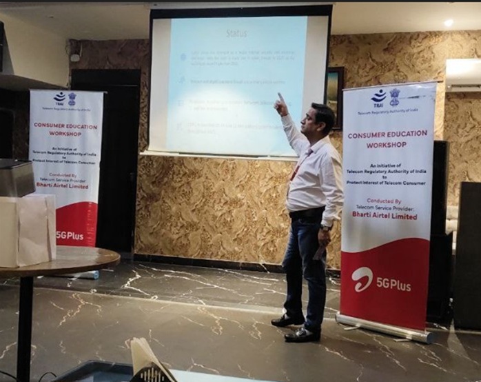 Consumer Education Workshop organized at Ambala (Haryana) by Bharti Airtel Ltd.