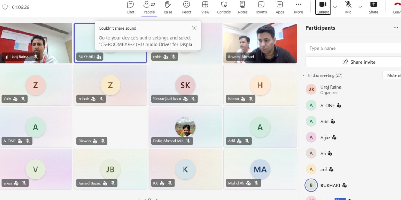 Consumer Educational Workshop at Kargil (JammuandKashmir) by Bharti Airtel Ltd
