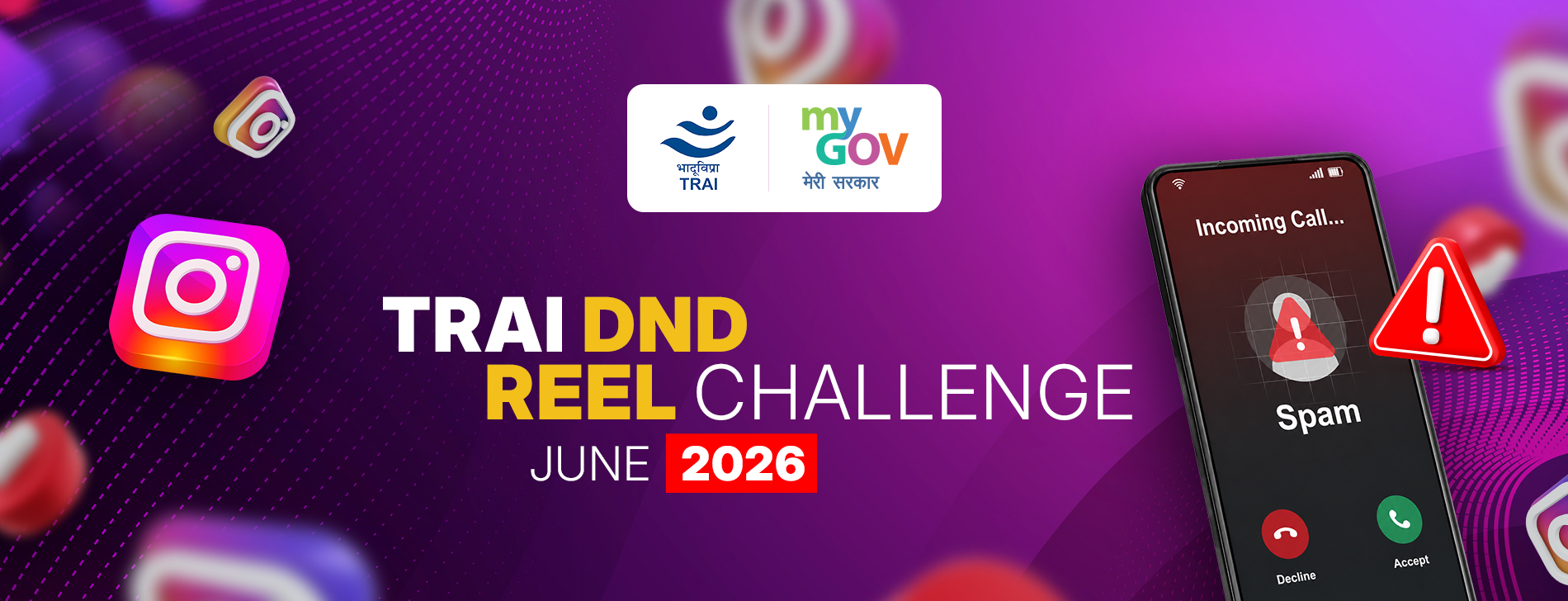 TRAI DND Reel Challenge - June 2026