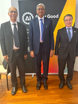 Chairman, TRAI Shri Anil Kumar Lahoti, along with Shri R.R. Mittar, Member, TRAI, met Mr. Seizo Onoe, Director, TSB, ITU